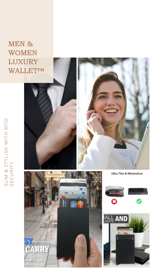 Men & Women Luxury Wallet™-Ridge Wallet Alternative