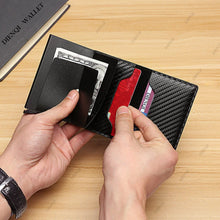 Load image into Gallery viewer, Ozerlo CarbonGuard RFID Minimalist Wallet