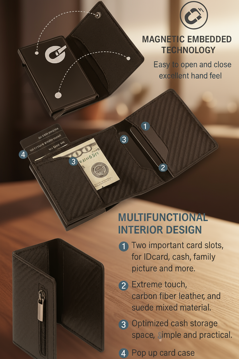 Ozerlo SlideGuard Wallet