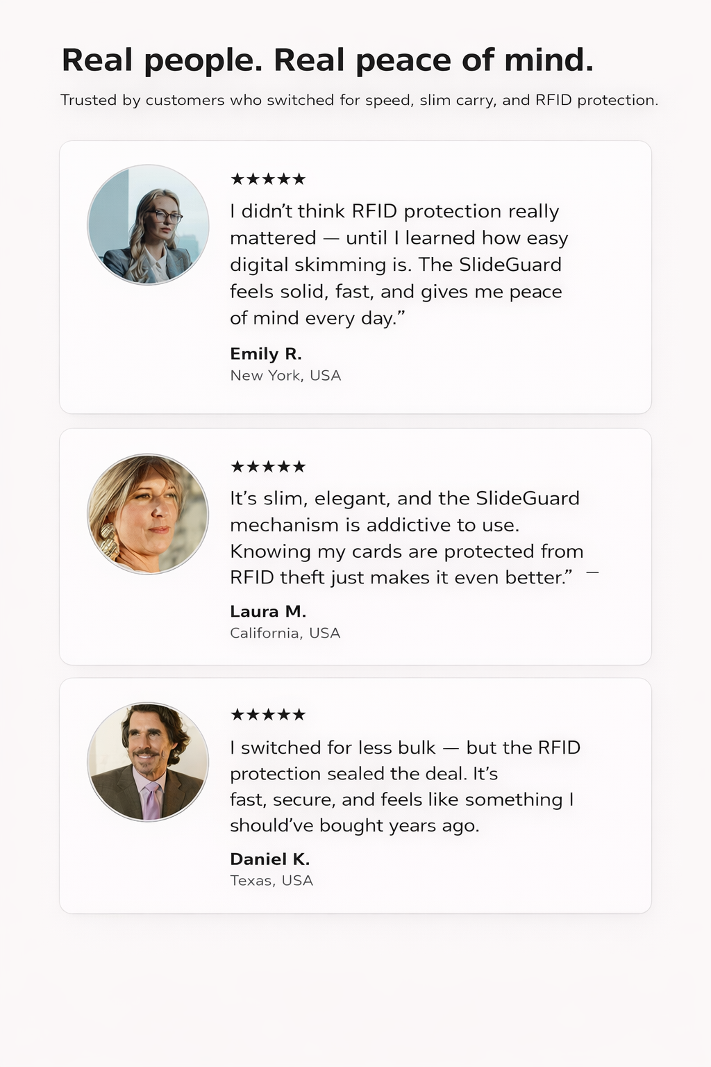 Ozerlo SlideGuard Wallet ozerlo.com