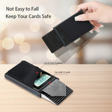 Load image into Gallery viewer, Card Holdr Wallet including coins and bills section