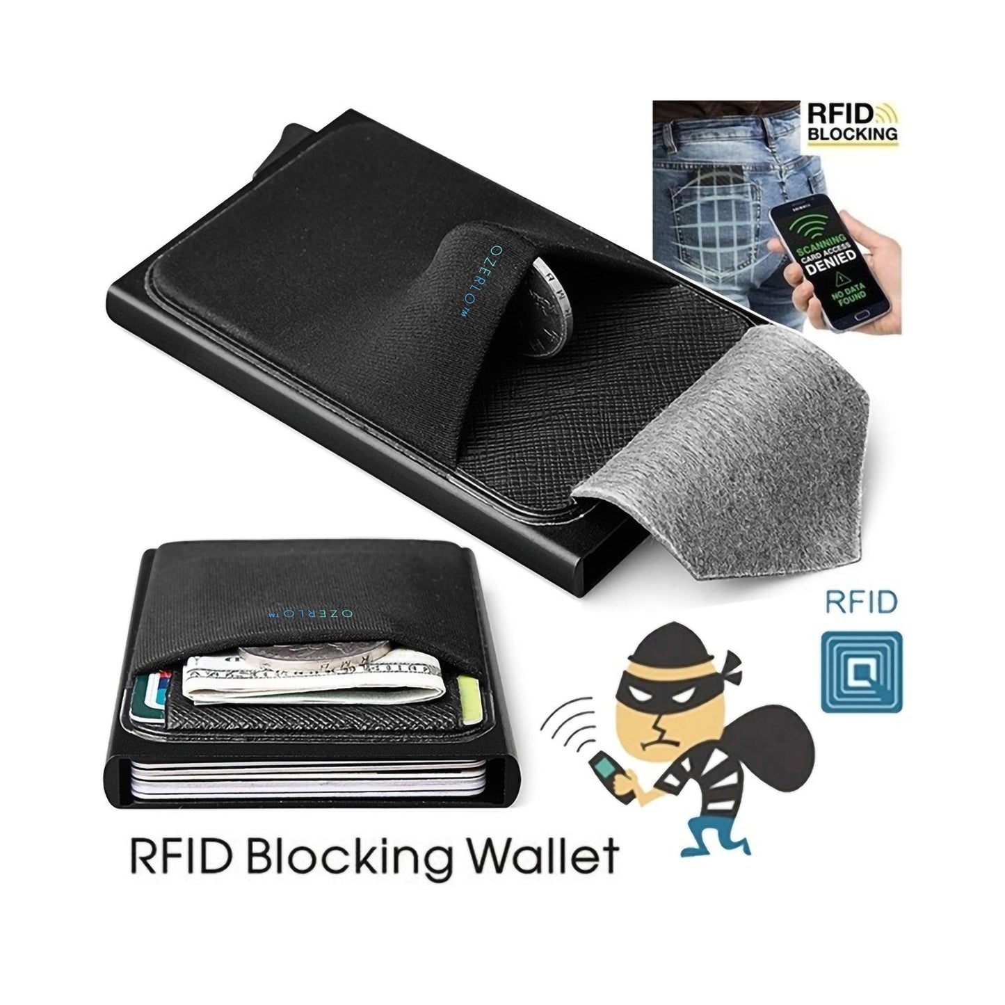 Anti- Theft wallet RFID Protection